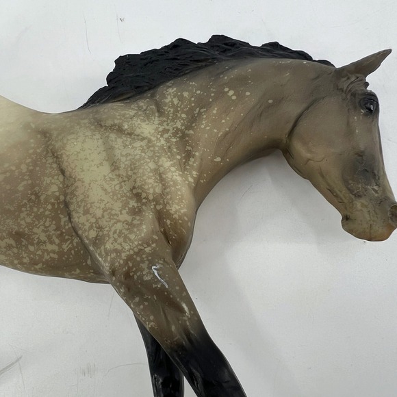 Vintage Breyer Donovan Black Beauty Running Appaloosa Traditional Horse Matte - Picture 4 of 7